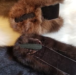 2 mink stoles